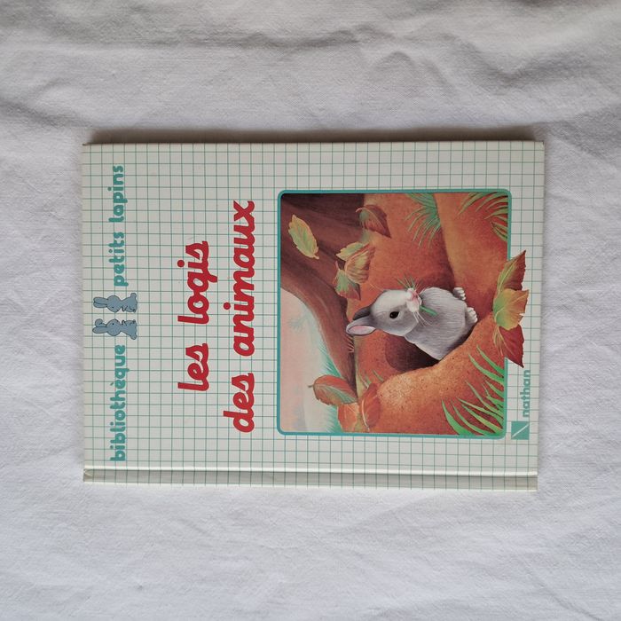 Livre Le Logis Des Animaux Bibliothèque Petits Lapins Nathan 1988 Nouvelle