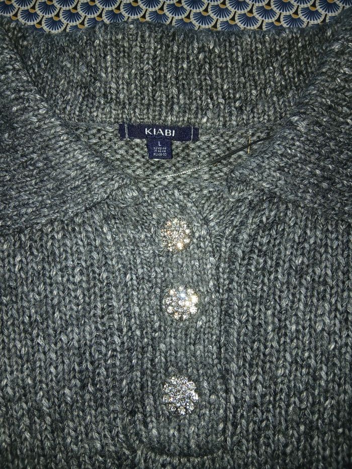 Pull gris oversize - photo numéro 2