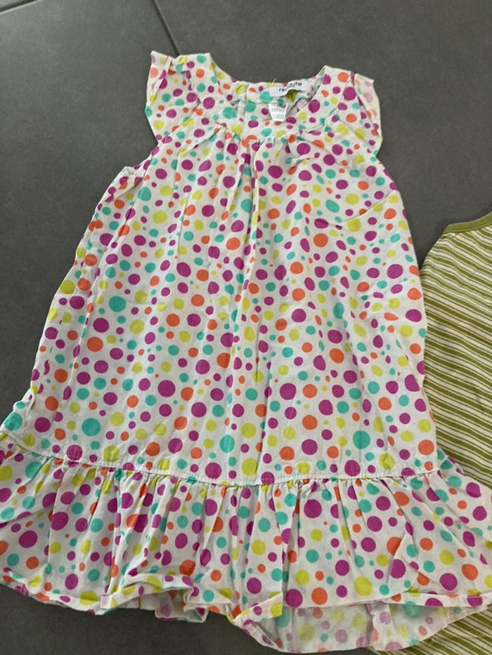 Lot ensemble robe vêtement fille enfant taille 18 24 mois 2 ans - photo numéro 6