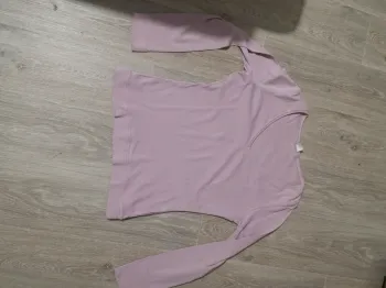 T shirt manches longues rose taille 40-42