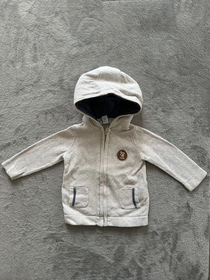 Gilet à capuche - 6 mois - Obaïbi