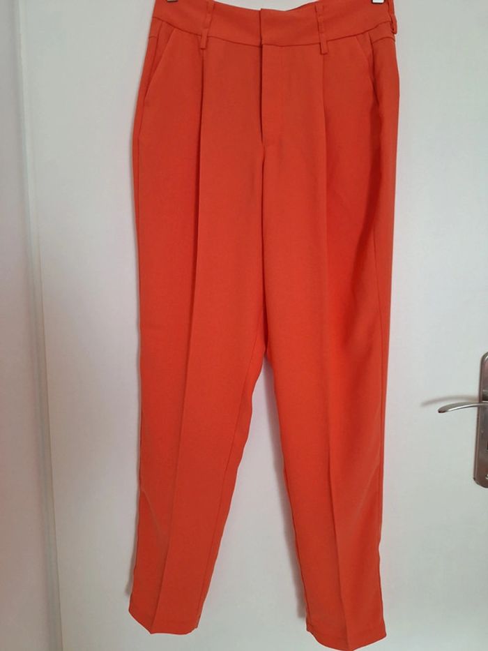 🧡 Pantalon orange femme Cream ,taille 38 🧡 - photo numéro 2