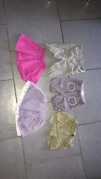 Lot shorts et jupe