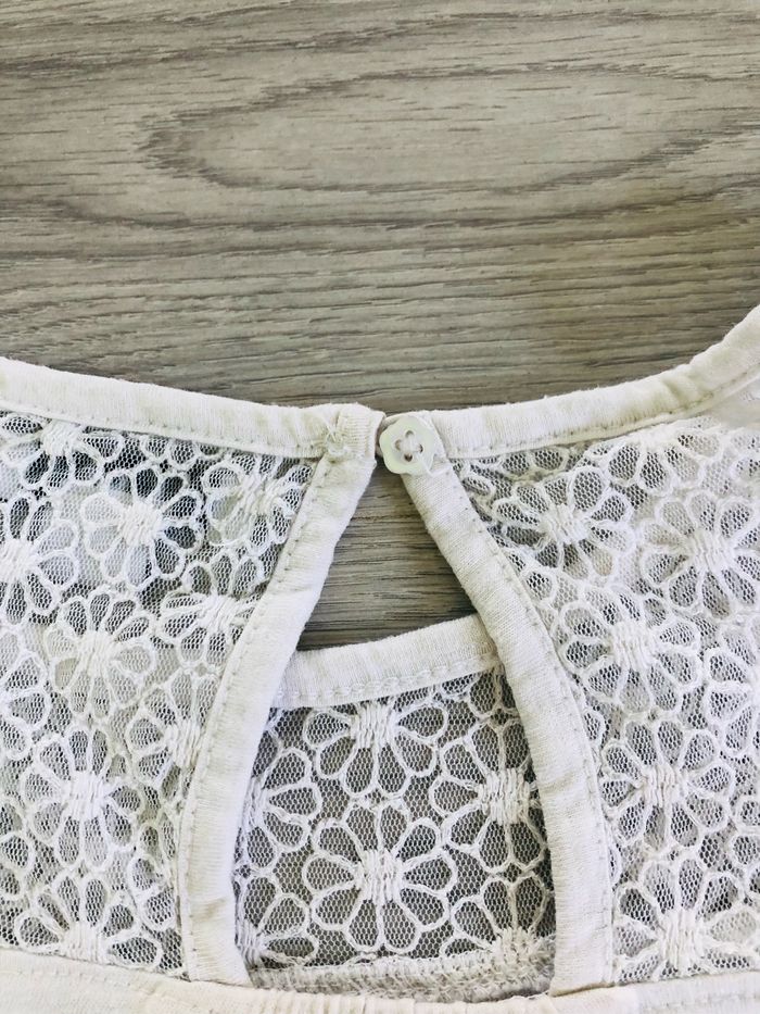 Teeshirt fille 6 ans blanc la halle - photo numéro 2