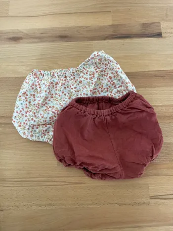 Lot 2 bloomers coton et lin