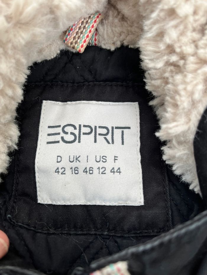 Veste longue Esprit Femme T.44 – Style Parka Hiver noir – look vintage - photo numéro 18