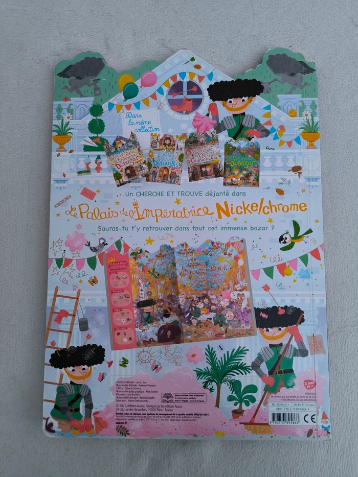 Livre Le palais de l'impératrice Nickelchrome Auzou - photo numéro 3