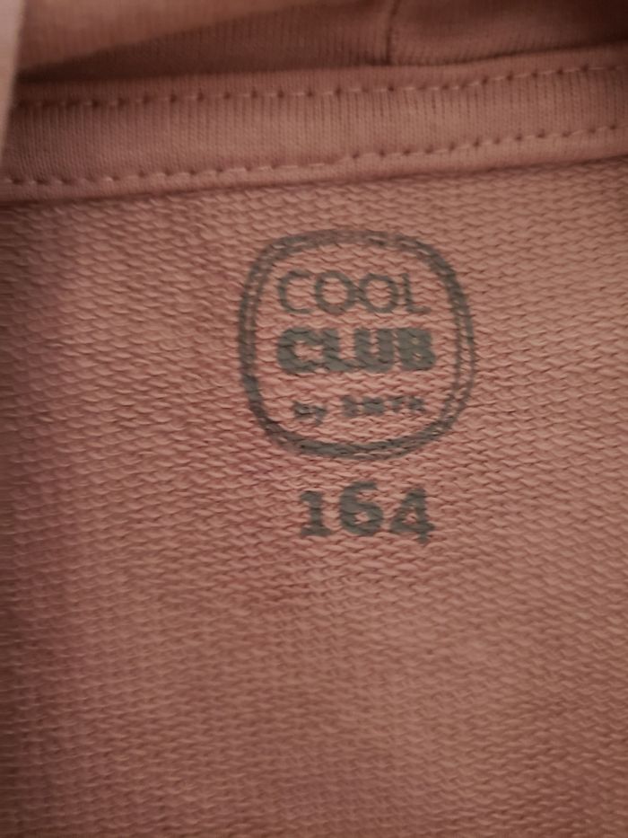 Sweat tunique à capuche rose - photo numéro 3