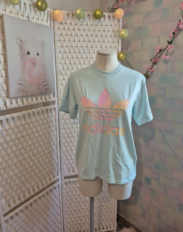 💕Jolie tee shirt femme T40 Adidas Originals adiColor 💕