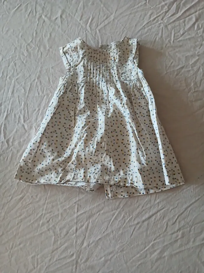 Robe manches courtes 18 mois