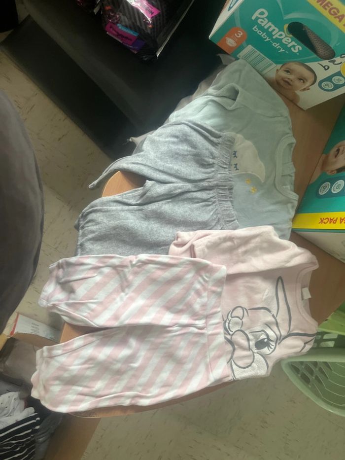 2 pyjamas 2 pièces hiver