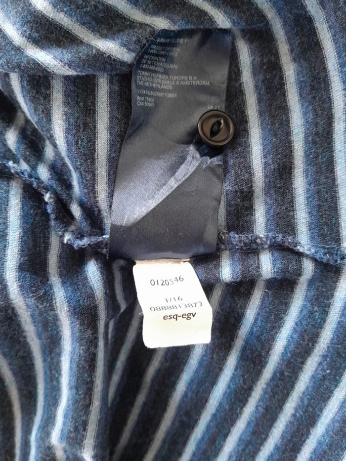 Très beau polo rayé tommy hilfiger custom fit Taille XL - photo numéro 6