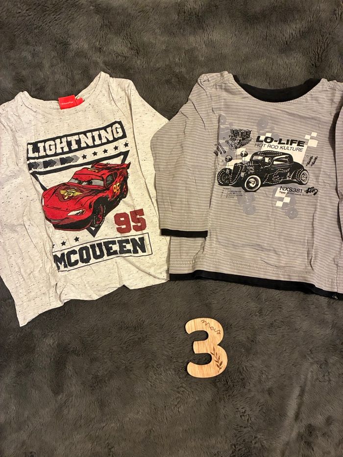 Lot tee shirt à manches garçon - photo numéro 3