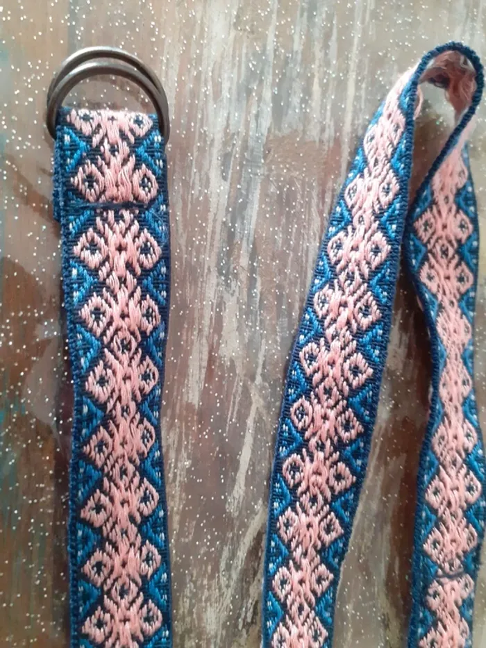 Ceinture fille en tissu 65 cm neuve - photo numéro 2