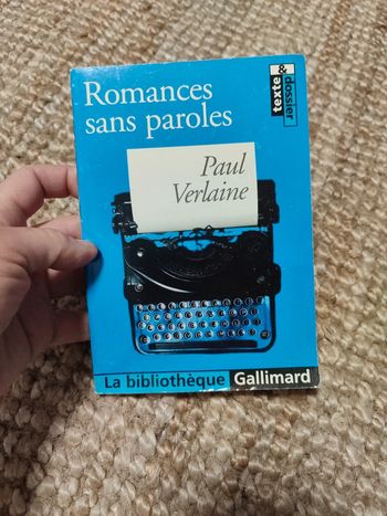 Romances sans paroles Verlaine