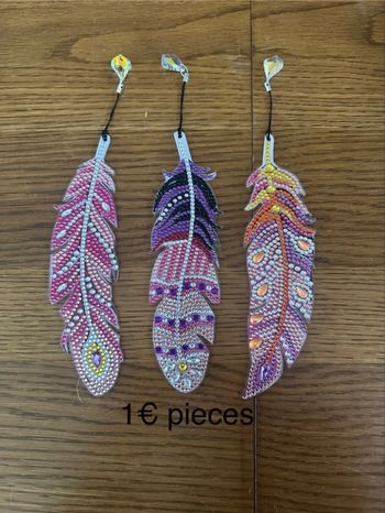 Marque page peinture diamant