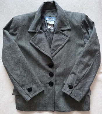Blazer vintage Yves Saint Laurent Rive Gauche–Taille 44/46–Rare & élégante-Défauts ( trous) manche