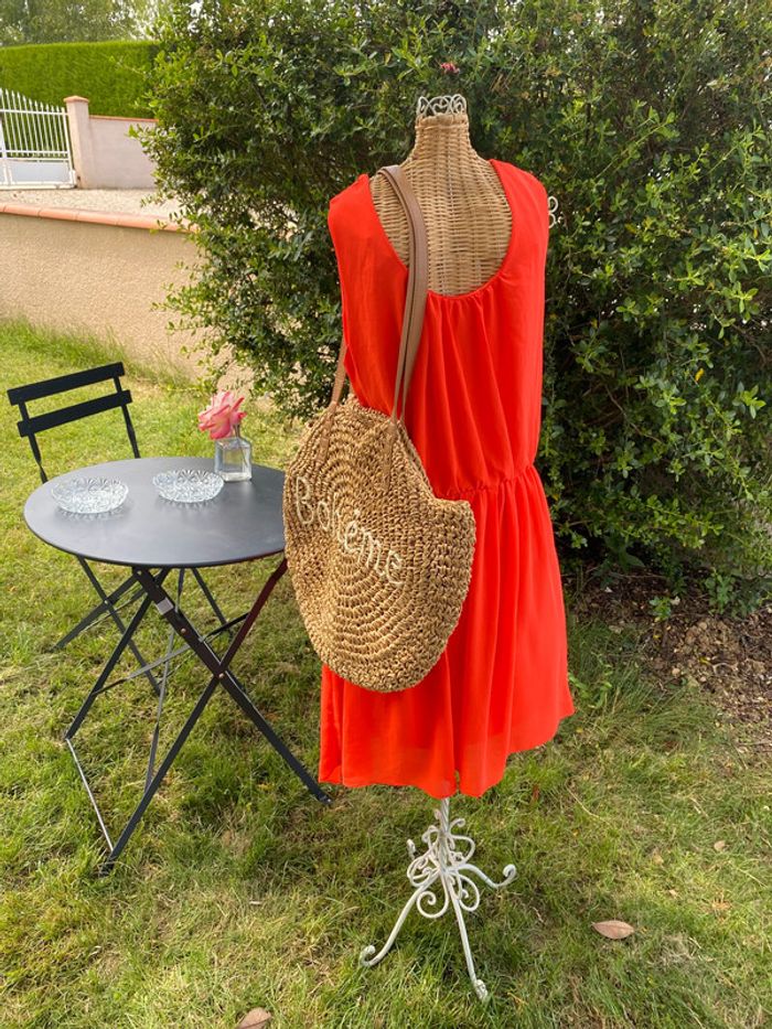 Robe chic Vera & Lucy orange taille M - photo numéro 16
