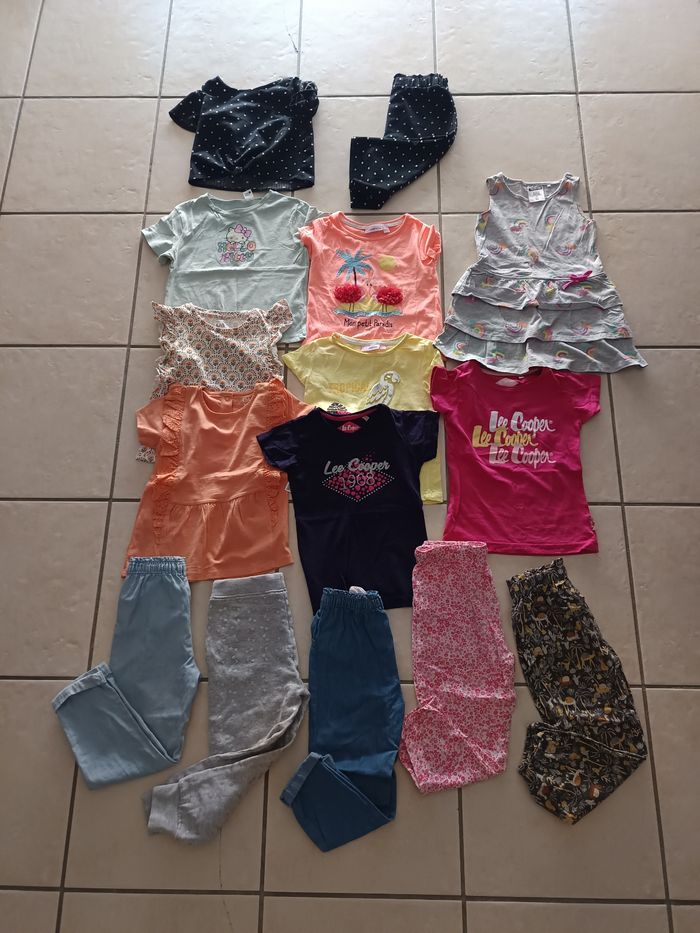 Lot vêtements fille 98-104 cm multimarques