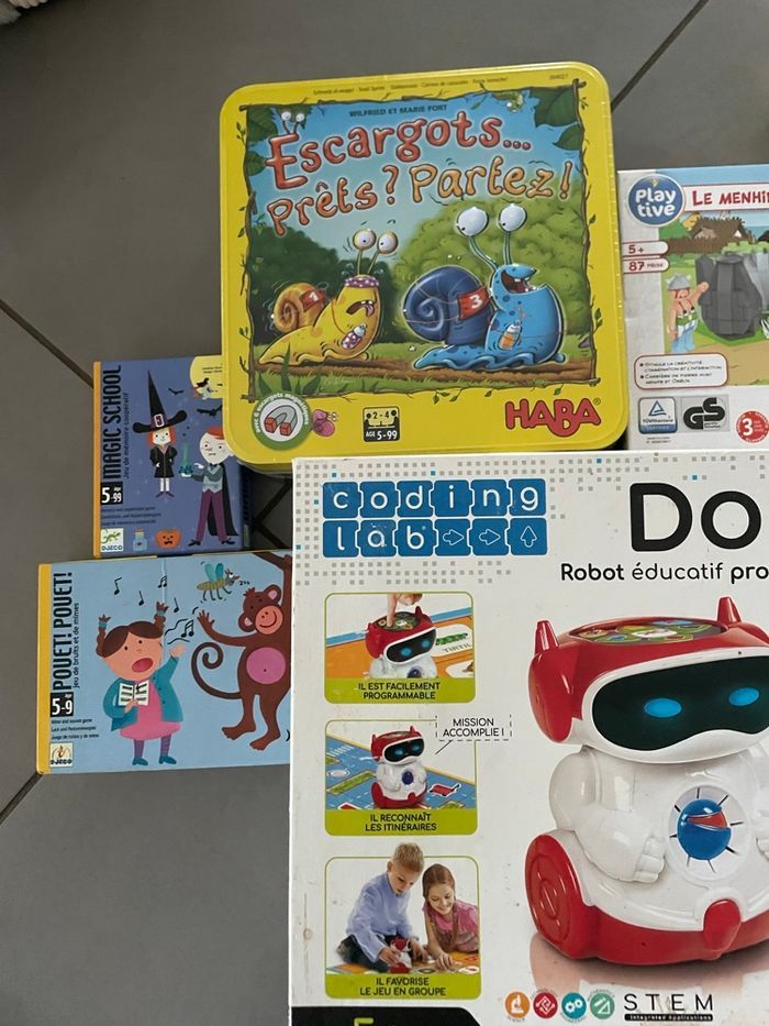 Lot 3: lot de 6 jeux jouet Djeco Clementoni Haba cartes - photo numéro 3