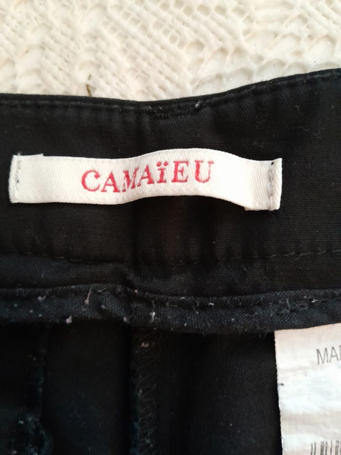 Pantalon femme Taille 38, couleur noir, Marque Camaieu, extensible - photo numéro 7