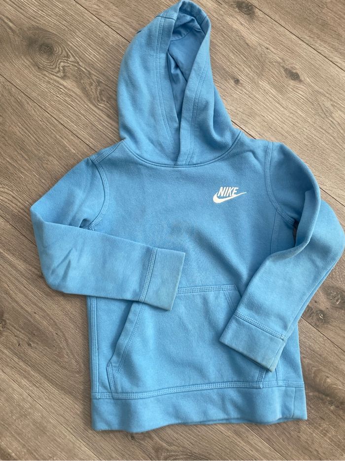 Sweat à capuche bleu Nike 5 ans / 110/116 cm - photo numéro 2