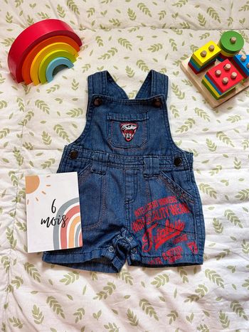 Salopette short en jean 6 mois