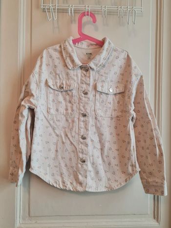 Veste à fleurs Kiabi taille 10 ans
