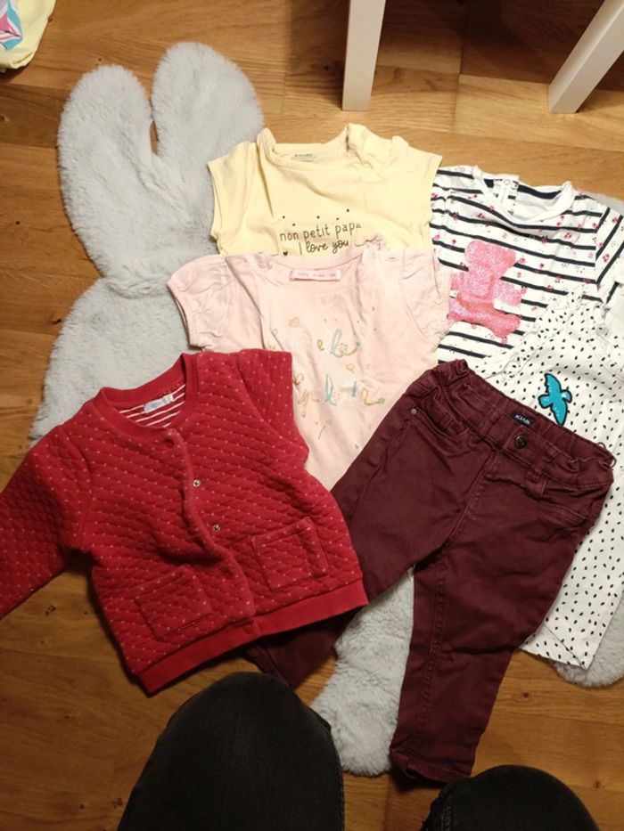 Lots vêtements filles été 18 mois - photo numéro 3