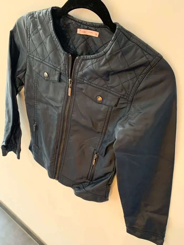 Veste bleue - photo numéro 2