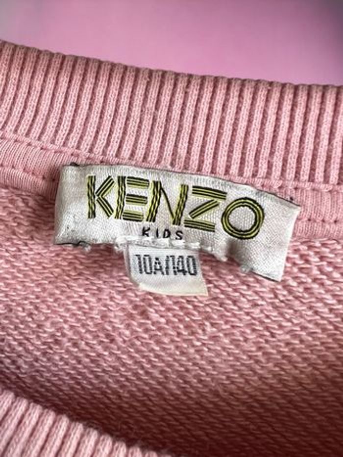 Pull Kenzo tigre rose 10 ans - photo numéro 2