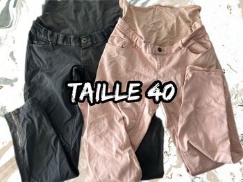Pantalons jeans grossesse maternité 40
