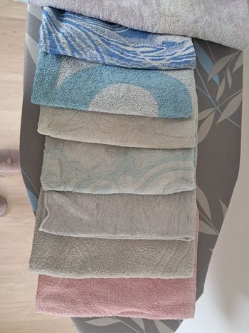 Lot de 7 serviettes éponge 