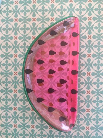 Trousse transparente pastèque