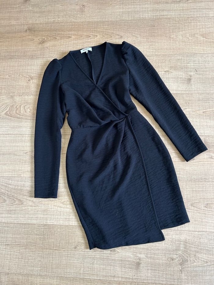 Robe noire à manches longues Morgan taille 34 comme neuve - photo numéro 7