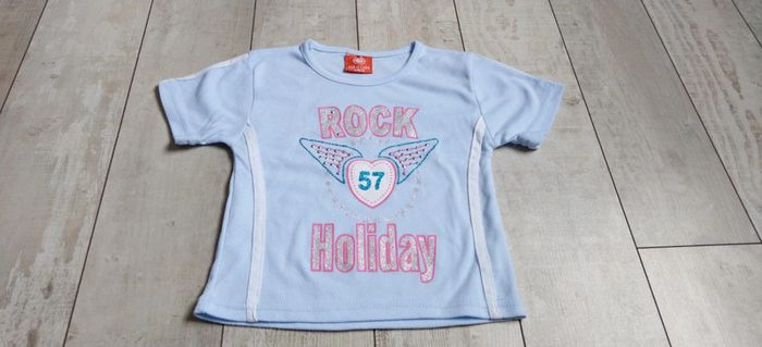 T-shirt bleu Sun island T24M