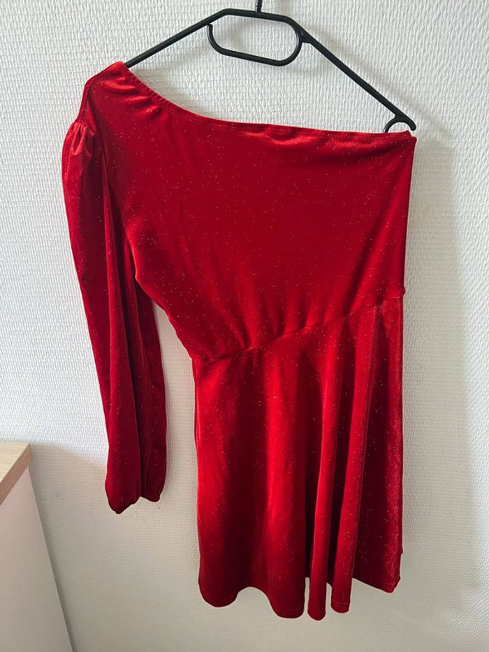 Tres belle Robe Asmetrique Rouge Femme - photo numéro 2