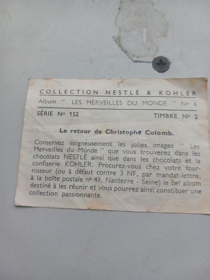 Anciennes images Nestlé et Kohler - photo numéro 8