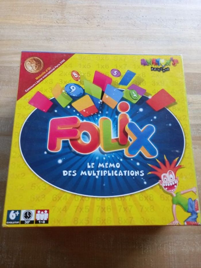 Mémoire des multiplications Folix