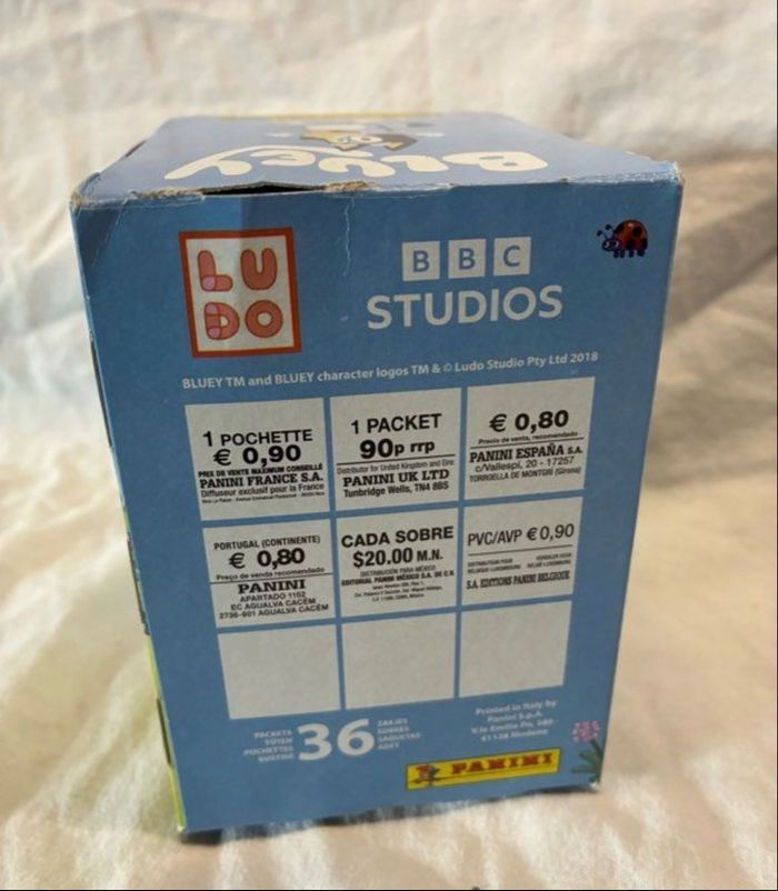 Box panini 36 sachets BLUEY - photo numéro 2