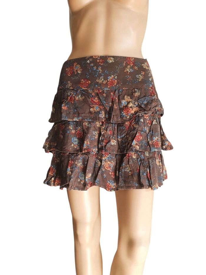 Jupe Courte Volantée Camaïeu- Style Bohème-chic- - photo numéro 3