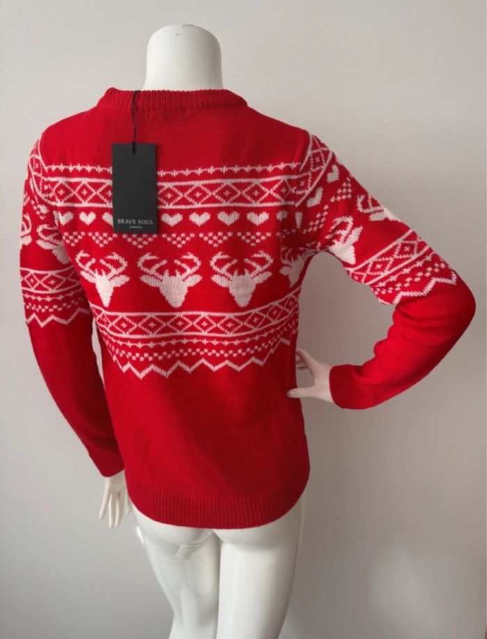 Pull de noël brave soul taille xS - photo numéro 2