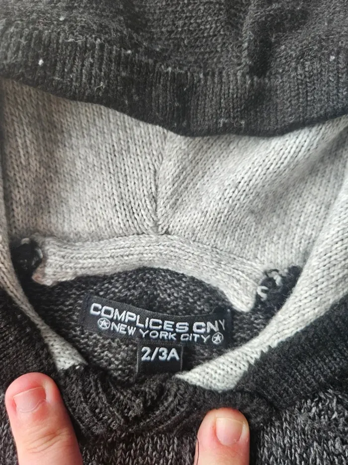 Pull à capuche 2/3 ans complices - photo numéro 3