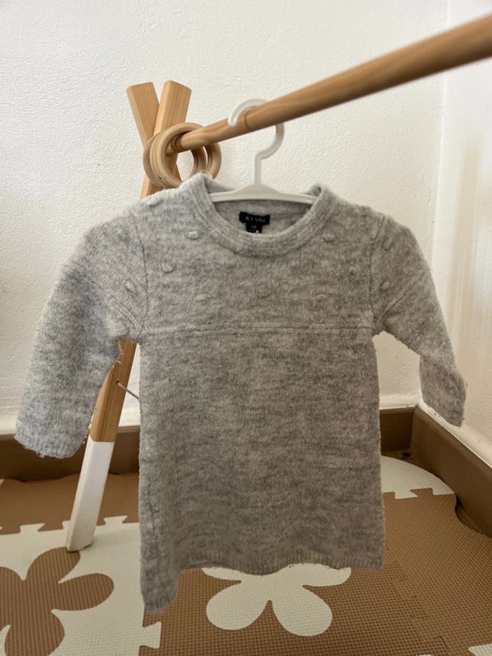 Robe Kiabi grise 6 mois
