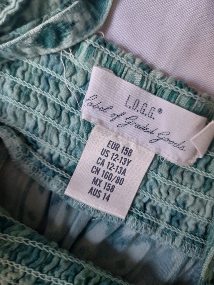 Combi pantalon fine bretelles été taille 12 13ans - photo numéro 3