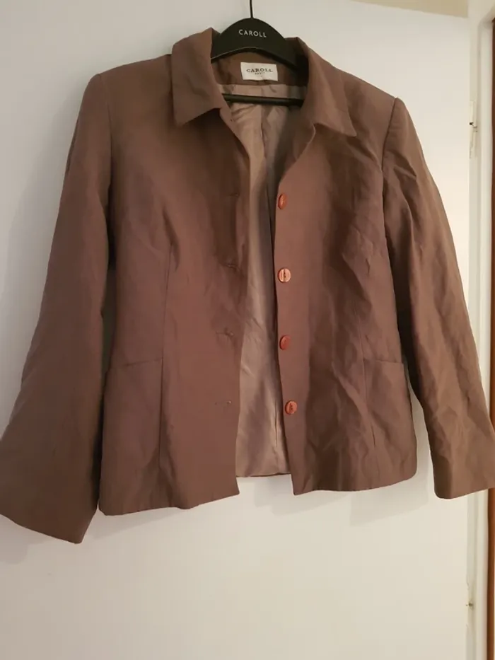 Veste marron Caroll, taille 42