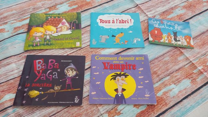 Lot de 5 livres lire c'est partir