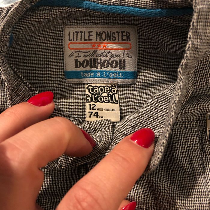 Chemise manches longues, Tape a l’Oeil - 12 mois - photo numéro 4