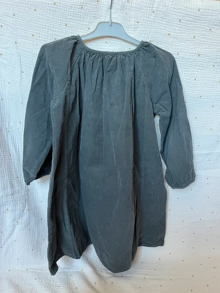 Robe en velours Bonton – Taille 8 ans 🍂 - photo numéro 2