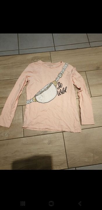 T-shirt fille banane moumoute 12 ans